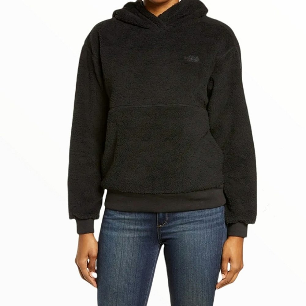 THE NORTH FACE Black Fleece Hoodie w/Big Pocket